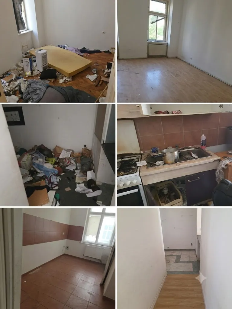 Reale Aufnahmen einer Wohnung vor der Räumung – Beispielprojekt RäumKlar Wien